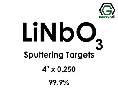 Nanografi NG0ST01LI21 Lithium Niobate (LiNbO3) Sputtering Target 99.9% 4" x 0.250"