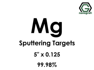 Nanografi NG0ST01MG17 Magnesium (Mg) Sputtering Target 99.98% 5" x 0.125"