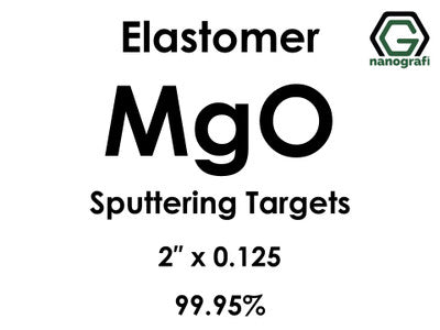 Nanografi NG0ST01MG58 Magnesium Oxide (MgO) Sputtering Target, elastomer 99.95% 2" x 0.125"