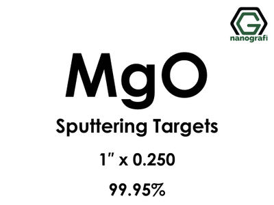 Nanografi NG0ST01MG41 Magnesium Oxide (MgO) Sputtering Target 99.95% 1" x 0.250"