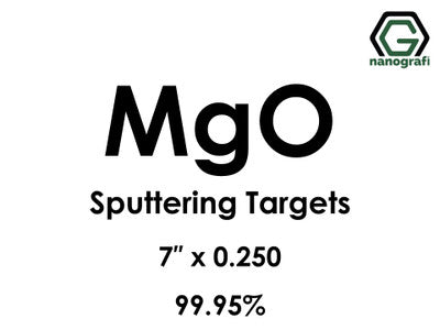 Nanografi NG0ST01MG53 Magnesium Oxide (MgO) Sputtering Target 99.95% 7" x 0.250"