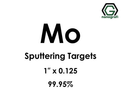 Nanografi NG0ST01MO01 Molybdenum (Mo) Sputtering Target 99.95% 1" x 0.125"