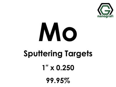 Nanografi NG0ST01MO02 Molybdenum (Mo) Sputtering Target 99.95% 1" x 0.250"