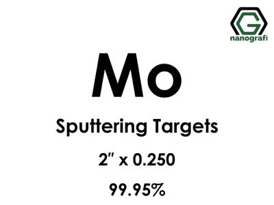 Nanografi NG0ST01MO04 Molybdenum (Mo) Sputtering Target 99.95% 2" x 0.250"