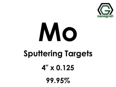 Nanografi NG0ST01MO07 Molybdenum (Mo) Sputtering Target 99.95% 4" x 0.125"
