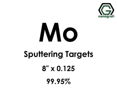 Nanografi NG0ST01MO11 Molybdenum (Mo) Sputtering Target 99.95% 8" x 0.125"