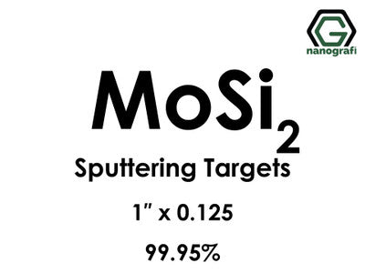 Nanografi NG0ST01MO23 Molybdenum Disilicide (MoSi2) Sputtering Target 99.95% 1" x 0.125"