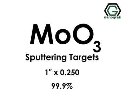 Nanografi NG0ST01MO48 Molybdenum Oxide (MoO3) Sputtering Target 99.9% 1" x 0.125"