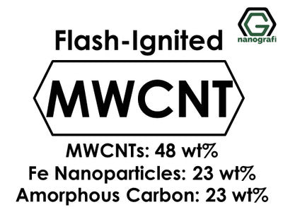 Flash-Ignited Multi-Walled Carbon Nanotubes