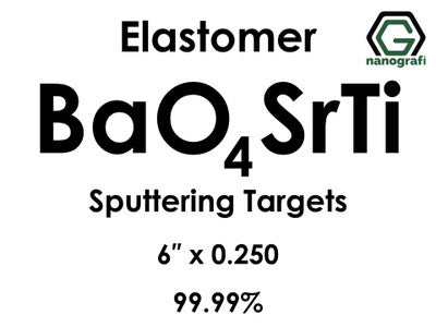 Barium Strontium Titanate (BaO4SrTi) Sputtering Targets, elastomer