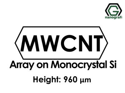 Multi Walled Carbon Nanotubes Array on Monocrystal Silicon