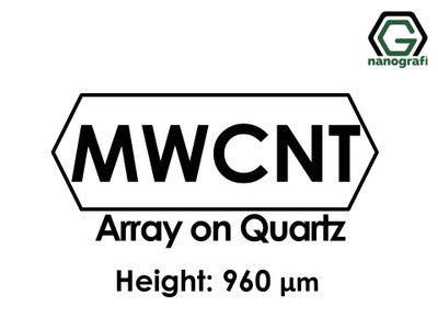 Multi Walled Carbon Nanotubes Array on Quartz