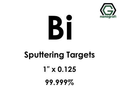 Nanografi NG0ST01BI01 Bismuth (Bi) Sputtering Target 99.999% 1" x 0.125"