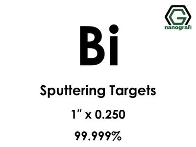 Nanografi NG0ST01BI02 Bismuth (Bi) Sputtering Target 99.999% 1" x 0.250"