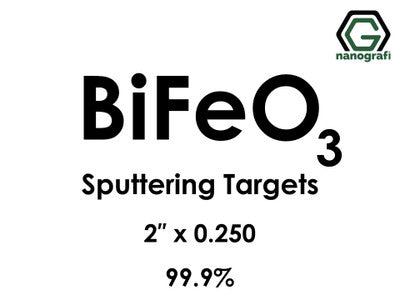 Nanografi NG0ST01BI23 Bismuth Ferrite (BiFeO3) Sputtering Target 99.9% 2" x 0.250"