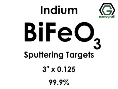 Nanografi NG0ST01BI38 Bismuth Ferrite (BiFeO3) Sputtering Target, indium 99.9% 3" x 0.125"