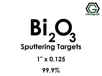 Nanografi NG0ST01BI39 Bismuth Oxide (Bi2O3) Sputtering Target 99.9% 1" x 0.125"
