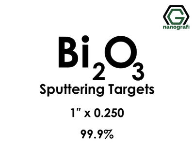 Nanografi NG0ST01BI40 Bismuth Oxide (Bi2O3) Sputtering Target 99.9% 1" x 0.250"