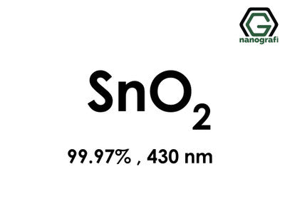 Nanografi NG04SO3303 Tin Oxide (SnO2) Nanopowder/Nanoparticles 99.97% 430 nm