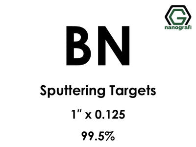 Nanografi NG0ST01BO22 Boron Nitride (BN) Sputtering Target 99.5% 1" x 0.125"