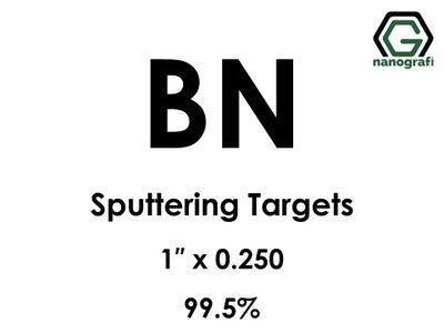 Nanografi NG0ST01BO23 Boron Nitride (BN) Sputtering Target 99.5% 1" x 0.250"