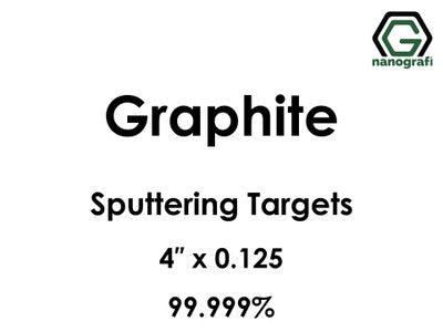 Nanografi NG0ST02CA20 Carbon (C) (Graphite) Sputtering Target 99.999% 4" x 0.125"
