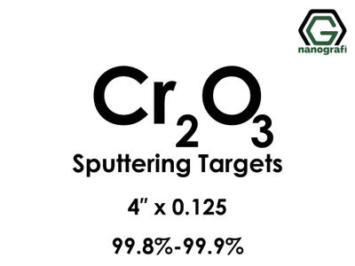 Nanografi NG0ST01CH32 Chromium Oxide (Cr2O3) Sputtering Target 99.8% 4" x 0.125"