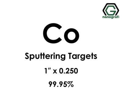 Nanografi NG0ST01CO02 Cobalt (Co) Sputtering Target 99.95% 1" x 0.250"