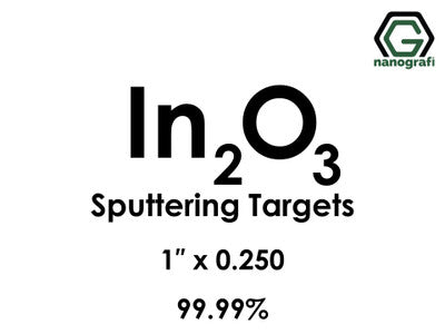 Nanografi NG0ST01IN36 Indium Oxide (In2O3) Sputtering Target 99.99% 1" x 0.250"