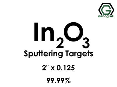 Nanografi NG0ST01IN37 Indium Oxide (In2O3) Sputtering Target 99.99% 2" x 0.125"