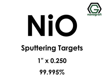 Nanografi NG0ST01NI62 Nickel Oxide (NiO) Sputtering Target 99.995% 1" x 0.250"