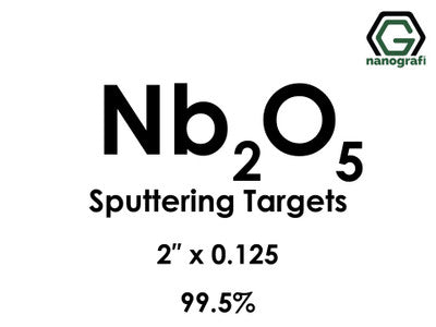 Nanografi NG0ST02NI34 Niobium Oxide (Nb2O5) Sputtering Target 99.5% 2" x 0.125"