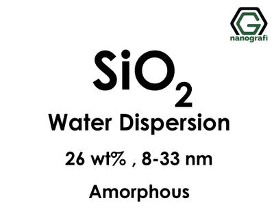 Silicon Dioxide (SiO2) Nanopowder/Nanoparticles Dispersion in Water