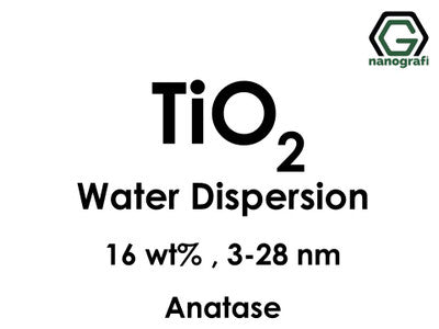 Titanium Dioxide (TiO2) Nanopowder/Nanoparticles Dispersion in Water
