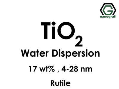 Titanium Dioxide (TiO2) Nanopowder/Nanoparticles Dispersion in Water