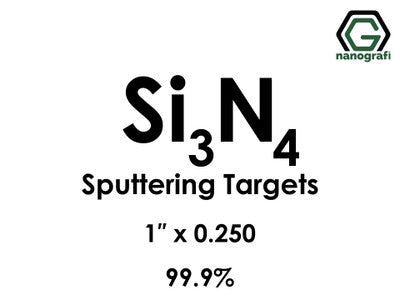Nanografi NG0ST01SI95 Silicon Nitride (Si3N4) Sputtering Target 99.9% 1" x 0.250"
