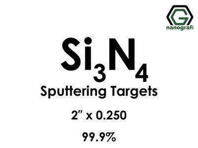 Nanografi NG0ST01SI99 Silicon Nitride (Si3N4) Sputtering Target 99.9% 2" x 0.250"