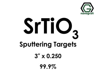 Nanografi NG0ST01SR20 Strontium Titanate (SrTiO3) Sputtering Target 99.9% 3" x 0.250"