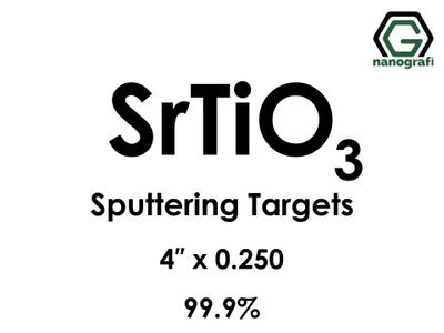 Nanografi NG0ST01SR22 Strontium Titanate (SrTiO3) Sputtering Target 99.9% 4" x 0.250"