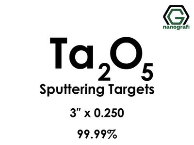 Nanografi NG0ST01TA42 Tantalum Oxide (Ta2O5) Sputtering Target 99.99% 3" x 0.250"