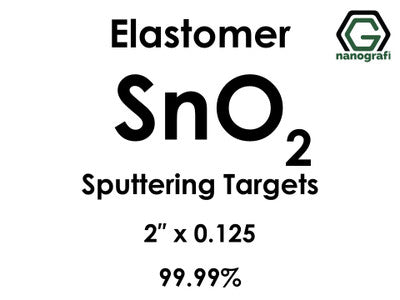 Nanografi NG0ST01SN25 Tin Oxide (SnO2) Sputtering Target, elastomer 99.99% 2" x 0.125"