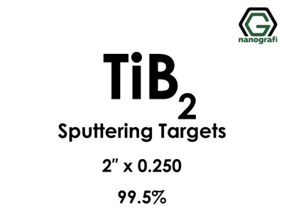 Nanografi NG0ST01TI37 Titanium Boride (TiB2) Sputtering Target 99.5% 2" x 0.250"