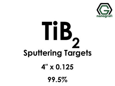 Nanografi NG0ST01TI40 Titanium Boride (TiB2) Sputtering Target 99.5% 4" x 0.125"