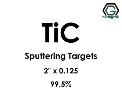 Nanografi NG0ST01TI44 Titanium Carbide (TiC) Sputtering Target 99.5% 2" x 0.125"