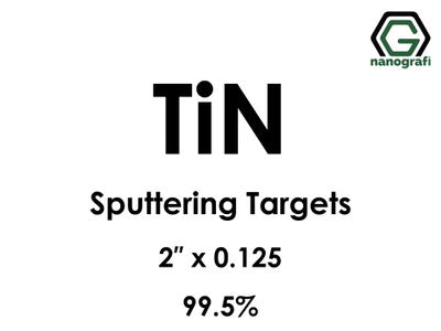 Nanografi NG0ST02TI04 Titanium Nitride (TiN) Sputtering Target 99.5% 2" x 0.125"