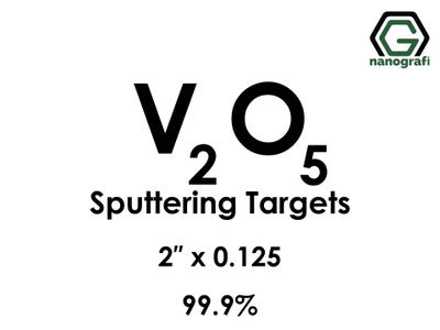 Nanografi NG0ST01VA22 Vanadium Oxide (V2O5) Sputtering Target 99.9% 2" x 0.125"