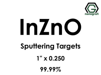 Nanografi NG0ST01IN91 Indium Zinc Oxide/IZO (InZnO) Sputtering Target 99.99% 1" x 0.250"