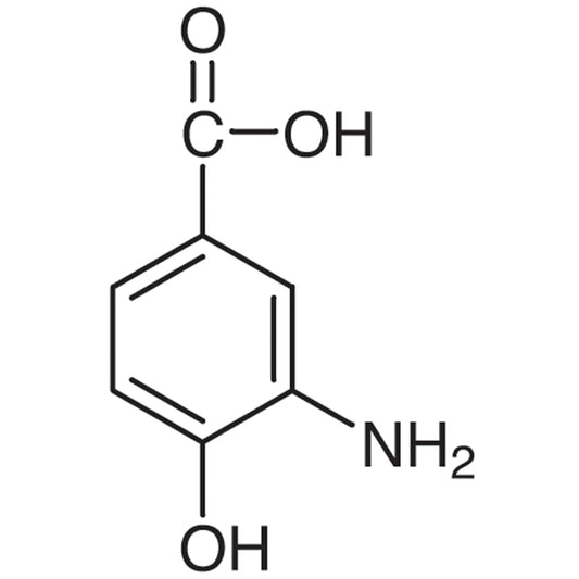 TCI A0859 1571-72-8 3-Amino-4-hydroxybenzoic Acid — struktur kimia