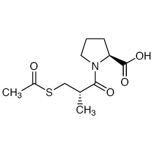 64838-55-7 1-[(2S)-3-(Acetylthio)-2-methylpropionyl]-L-proline - AMI Scientific