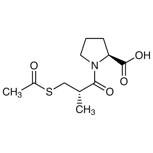 TCI A1528 64838-55-7 1-[(2S)-3-(Acetylthio)-2-methylpropionyl]-L-proline